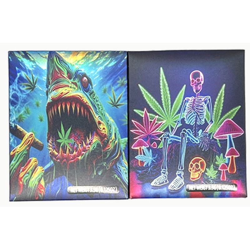 3.5G Trippy Cyber Art Weed Packaging Box